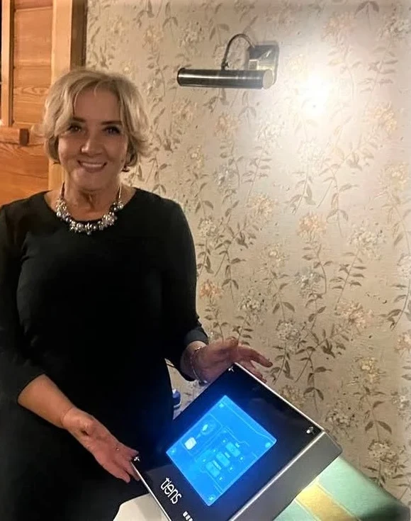 Danuta Bączek w gabinecie Przestrzeń Zdrowia